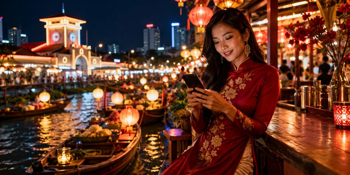 Trải nghiệm casino di động tại chợ đêm Hồ Chí Minh, không khí giải trí sôi động